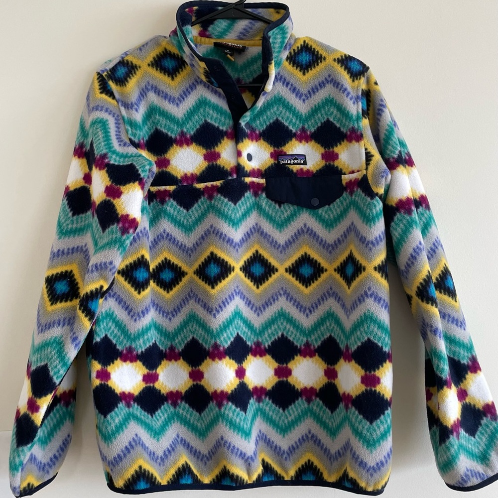 Patagonia Synchilla Fleece AZTEC Rare! Southwestern
